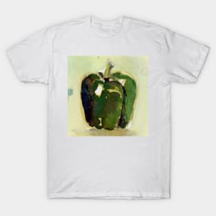 Green Peppers Kitchen Art T-Shirt